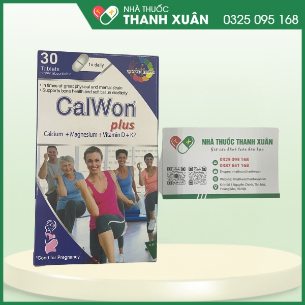 Calwon Plus - Viên uống bổ sung canxi hữu cơ